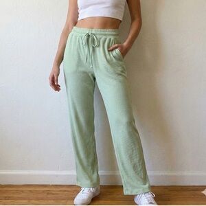 Daily Drills Thermal Resort Mint Green Pants